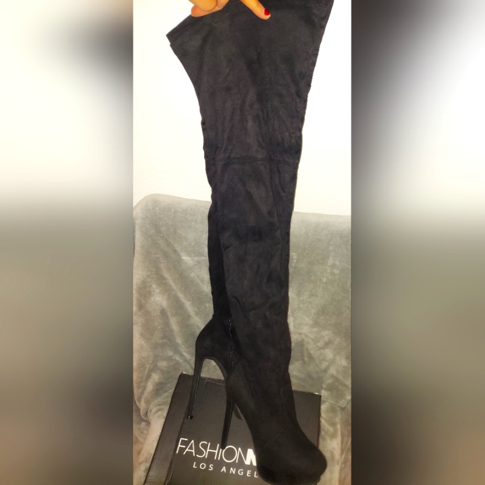 Fashion Nova Thigh High Boots
